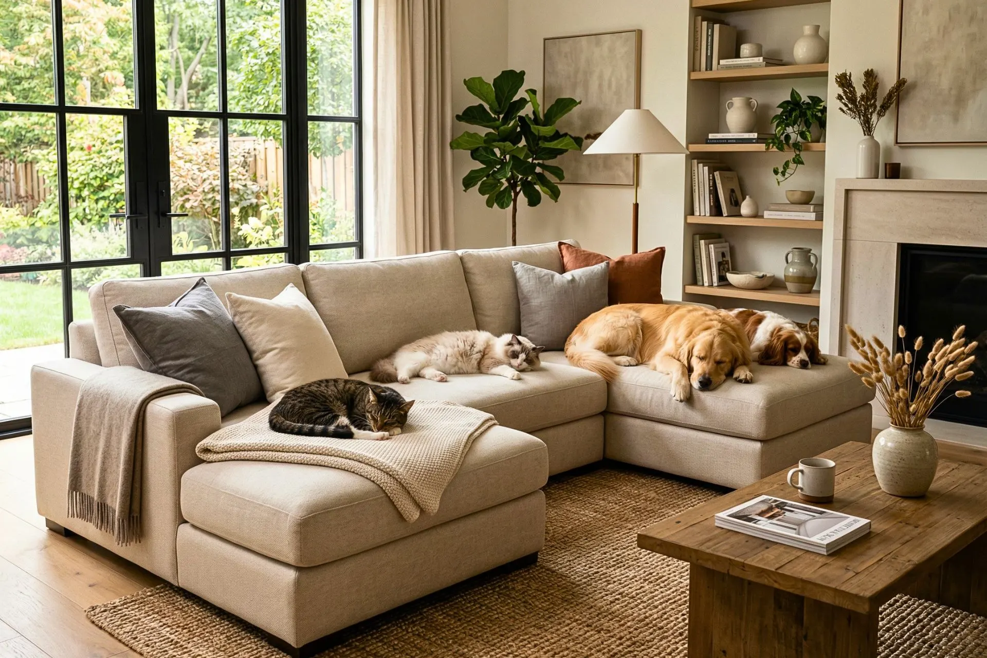 How to Choose Furniture That Can Survive Cats and Dogs