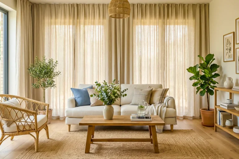 How to Keep Your Home Cool Naturally with Curtains and Rugs